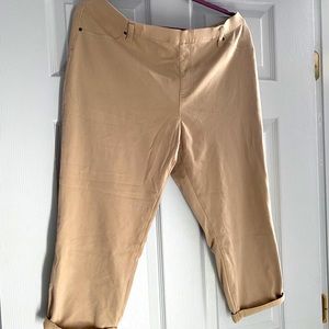 Tan Time & Tru Capri jeggings